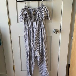 Striped Jumpsuit